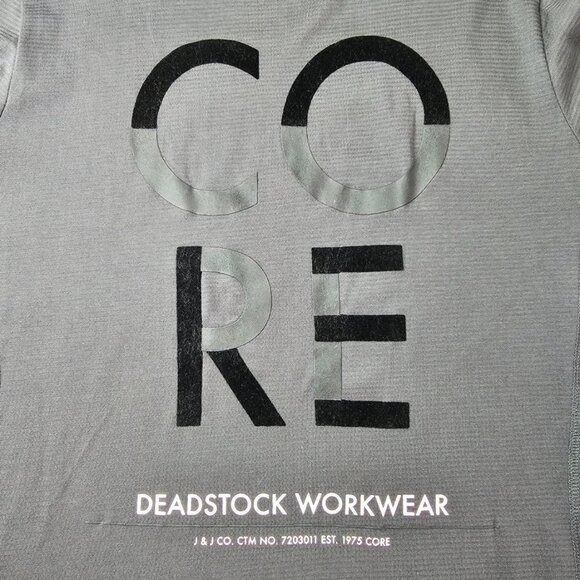 Jack & Jones Long Sleeved Cotton Shirt, Deadstock Workwear, Dark Grey, Size M - Picture 3 of 16